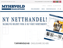 Tablet Screenshot of myhrvold.no